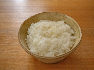 土鍋で炊いた新米