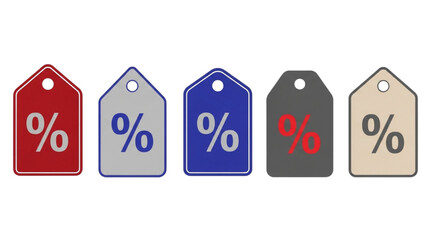 Discount Tags Vector Illustration Marketing and Promotion Labels Banners AI EPS PNG