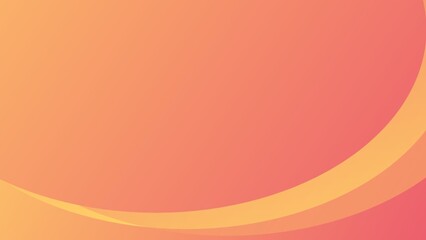 Abstract orange gradient background with curved lines, perfect for presentations, websites, and posters.