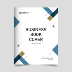 Modern Business Book Cover Template for Flyer, Brochure, Magazine Cover, and Professional Poster