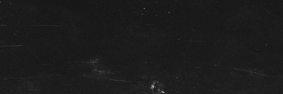 Black grunge abstract background with Copy space - Aged photo overlay - Editor layer with dust dirt and scratches design