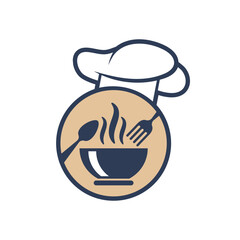 chef cook abstract logo modern style 