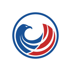 eagle bird animal vector abstract logo modern style