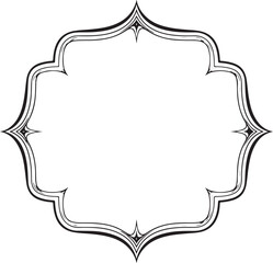 Decorative Ornate Frame with Detailed Design