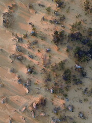 AERIAL WIEW Pinnacles Desert Nambung National Park AUSTRALIA