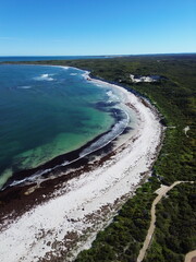 COASTAL VIEW DRONE AUSTRALIA WESTERN WHITE SAND