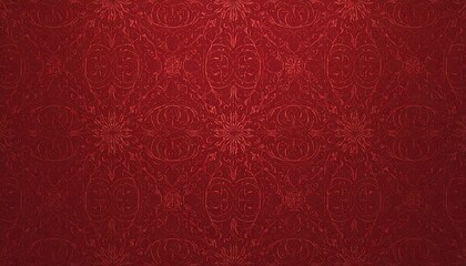 Ornate red patterned background