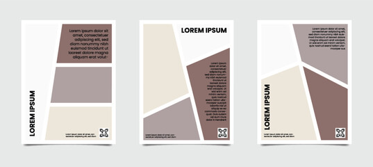 Simple template with comic frame style. Layout for poster, cover or flyer