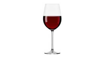 A Glass of Red Liquid Elegantly Posed A Transparent Vessel Filled with a Deep Crimson Beverage Against a Clear Backdrop for Sophisticated Visual Appeal