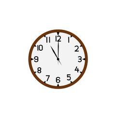 clock isolated on white