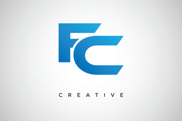 FC Creative Monogram Letter mark Logo – Modern Branding Design & Business Identity