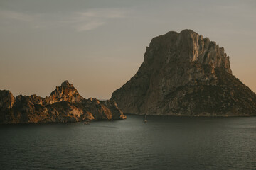 Majestic Sunset Over Es Vedr&agrave; and Sailboats, Ibiza