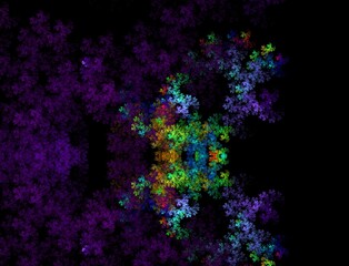 Imaginatory fractal abstract background Image