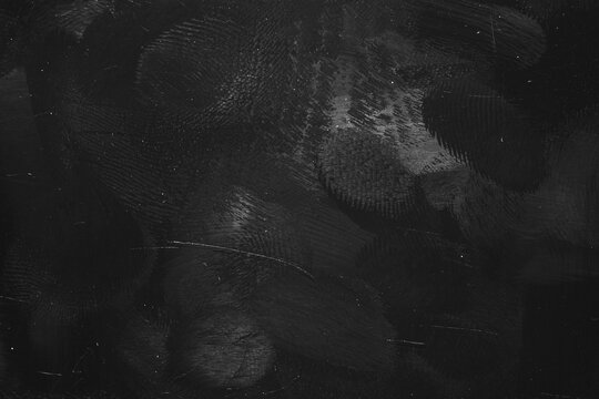 Black grunge abstract background with Copy space - Aged photo overlay - Editor layer with finger smudges dirt and scratches design
