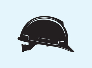 Construction and Safety Equipment Icon in Black Silhouette Form
