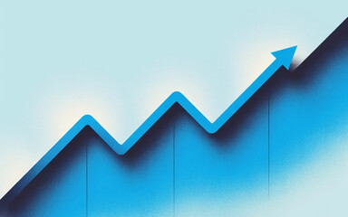 business graph showing growth