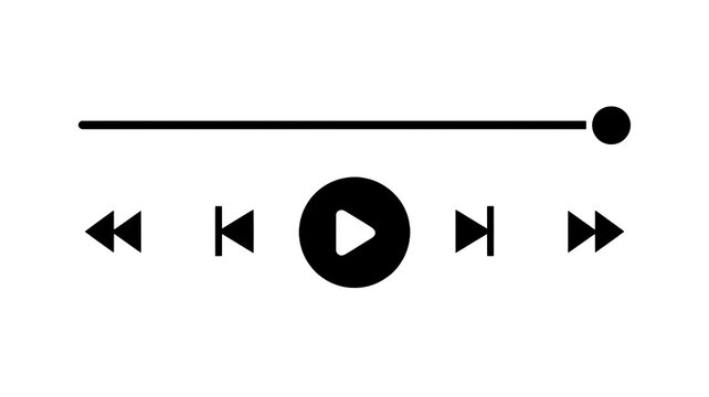 Modern media player controls for seamless digital experiences