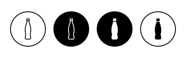 Bottle icon symbol for apps and websites. bottle sign and symbol