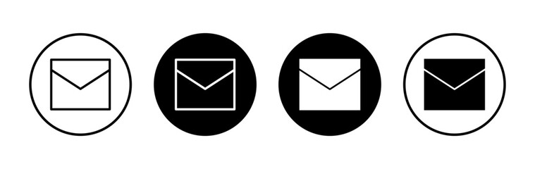 Mail icon symbol for apps and websites. email sign and symbol. E-mail icon. Envelope icon