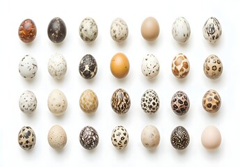 Collection of Decorated Eggs in Animal Print Designs