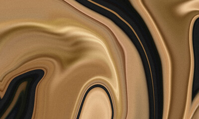 Abstract Brown and Black Noise Liquid Marble Background