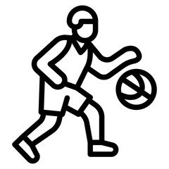 Summer Olympics Sports Line Icon of Summer Olympics Sports Icon Set