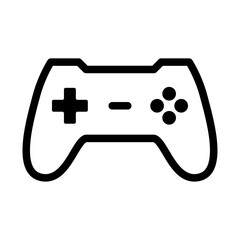 Vertical Console with Controller Line Icon of Gaming Consoles Icon Set