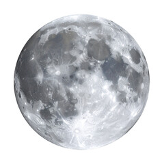 Cut out imahe of silvery full moon. Gray moon. Mid-Autumn Festival, Moon Festival, Halloween element.