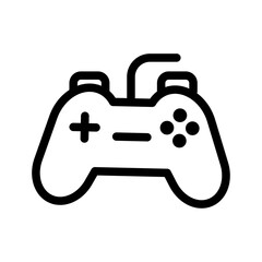 Game Controller Line Icon of Action-Adventure Games Icon Set
