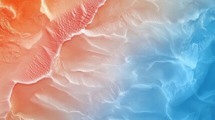 Abstract textured landscape gradient colors