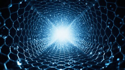 molecular structure innovation: advanced materials discovery with atomic precision and futuristic design | science, technology, engineering, innovation, futurism theme