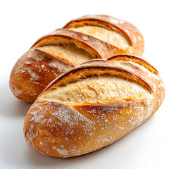 Baking fresh artisan bread homemade loaves kitchen food photography bright environment close-up view culinary craft