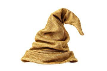 a wizard hat with a pointed pointed top