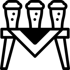 Beer Bottle Label Icon