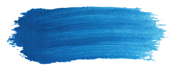 Horizontal, textured, deep blue paint stroke