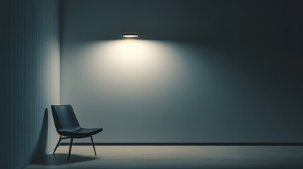 Minimalist black-and-white wall lamp with clean lines and a compact silhouette