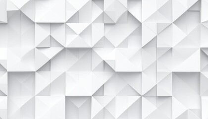 A Stunning Abstract White Geometric Pattern Background, Featuring A Repetitive Arrangement Of 3D Triangle Shapes, Ideal For Modern Design And Visual Communication.