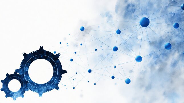 intricate gear mechanism illustration showcasing engineering and industrial design concepts | engineering, technology, industry, manufacturing, automation theme