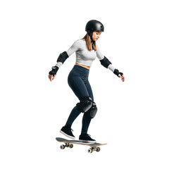 skateboarder in action