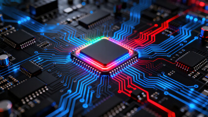Fototapeta premium electronic circuit board