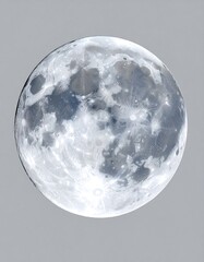 Full moon, detailed surface