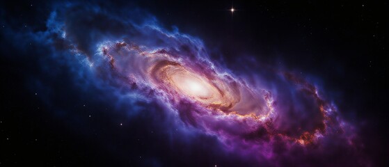 vibrant cosmic nebula swirling with radiant colors and ethereal light | background, wallpaper, science, space, design theme