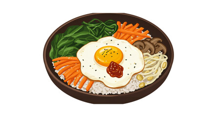 Korean bibimbap