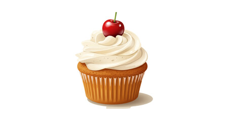 cupcake with cherry