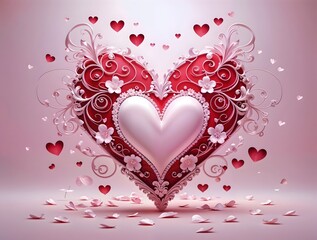 Large selection of invitation hearts, backgrounds, designs, cards, Wedding invitation.