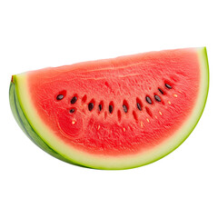 Watermelon Slice, isolated on transparent background
