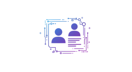 User profile vector line art illustration isolated PNG with Transparent Background