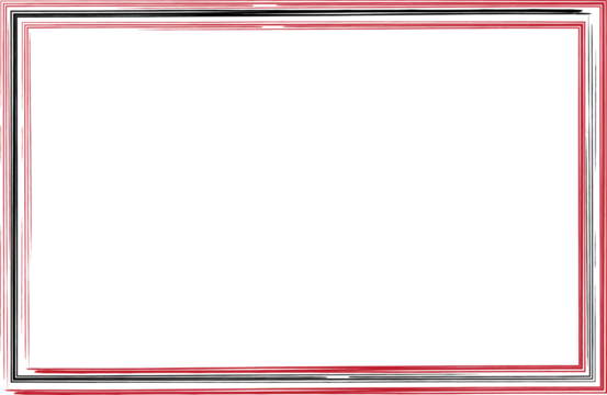 Red and Black Minimal Grunge Rectangle Certificate Frame Border. 16
