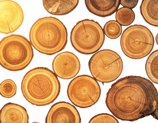  Pile of Cut Firewood Ready for Winter Heating