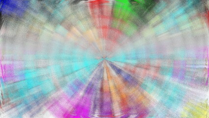 Vibrant Abstract Rainbow Background with Dynamic Radiant Colors and Modern Artistic Style